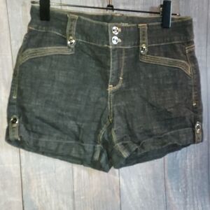 White House Black Market Dark Gray Jean Shorts